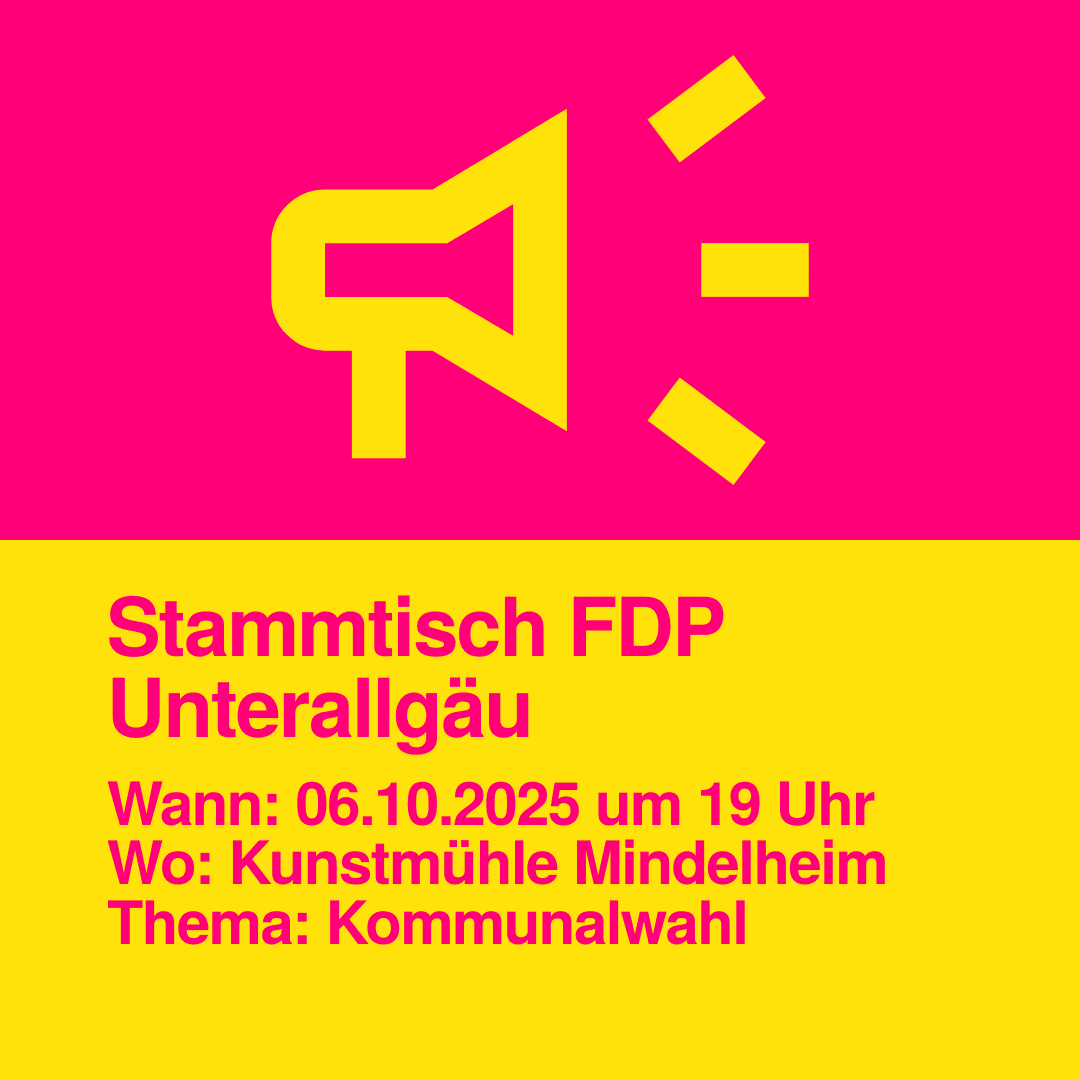 FDP Unterallgäu – Stammtisch zur Kommunalwahl